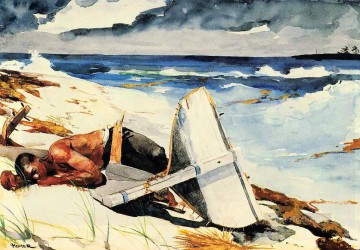 ハリケーン ウィンスロー ホーマーの後 水彩画 Oil Paintings